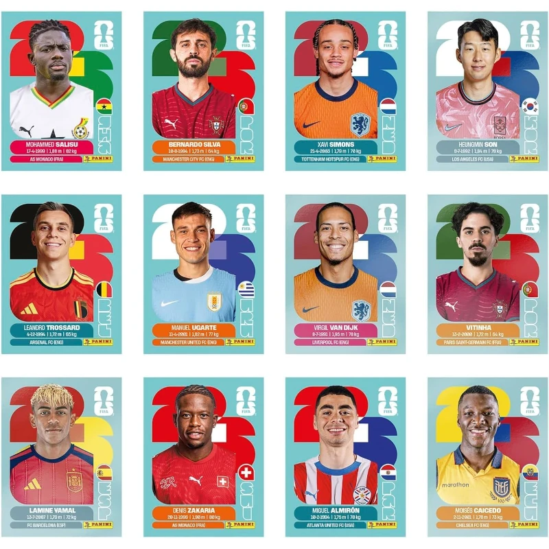 Panini FIFA World Cup 2026 Stickers – Boite métal 8 pochettes – bleu – Image 6