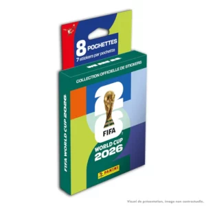 Panini FIFA World Cup 2026 Stickers – Blister 8 pochettes (précommande)