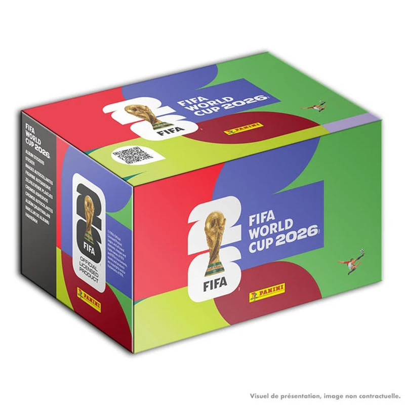 Panini FIFA World Cup 2026 Stickers – Boite 100 pochettes (précommande)