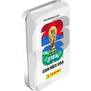 Panini FIFA World Cup 2026 Stickers – Boite métal 8 pochettes – blanc