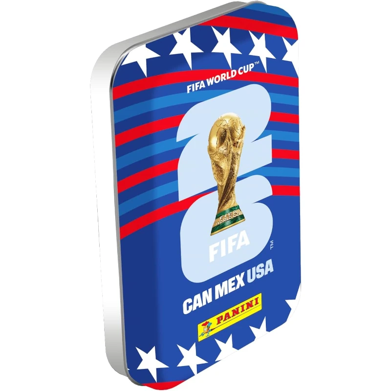 Panini FIFA World Cup 2026 Stickers – Boite métal 8 pochettes – bleu