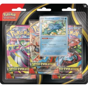 2025 Pokémon Blister de 3 boosters Méga-Évolution
