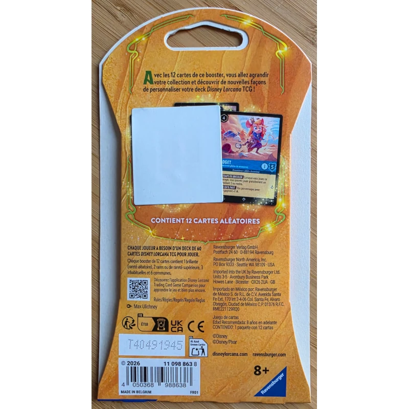 Ravensburger Disney Lorcana Contrées Inconnues – Sleeved Booster – Image 6